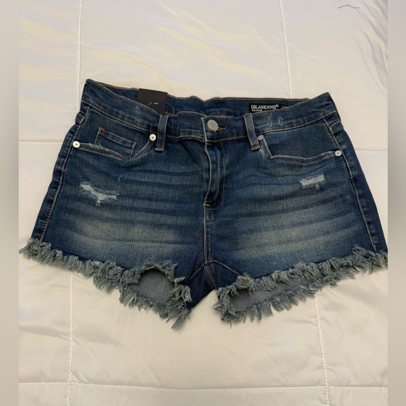 [BLANKNYC] The Astor High Waist Cutoff Denim Shorts Size 27 - Picture 3 of 6